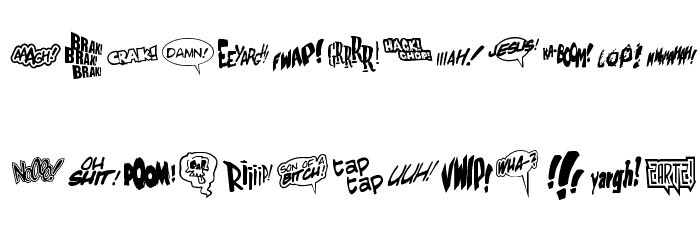 Zartz! Font LOWERCASE