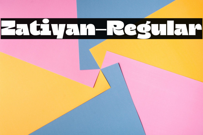 Zatiyan-Regular Example 1