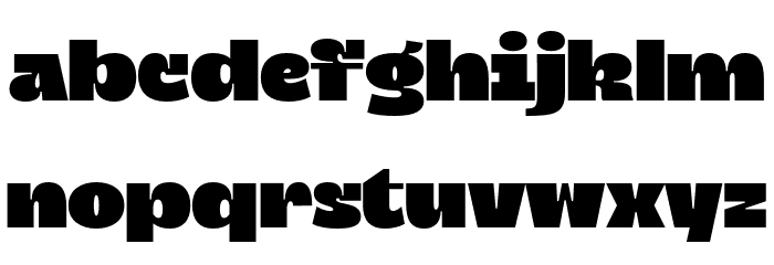 Zatiyan-Regular Font LOWERCASE