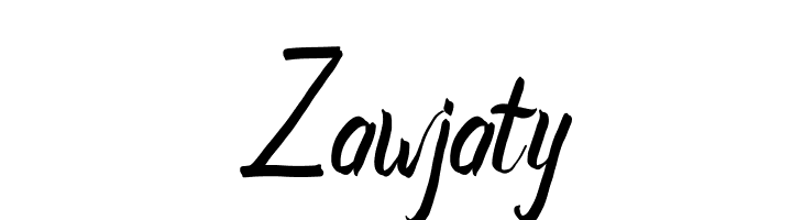 Zawjaty  नि: शुल्क फ़ॉन्ट्स डाउनलोड