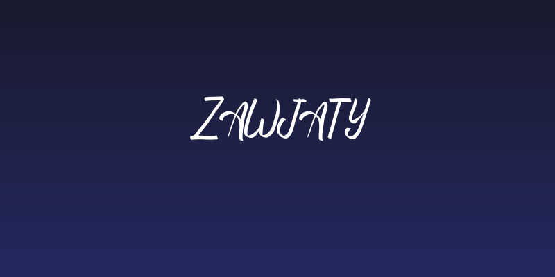 Zawjaty Social Header