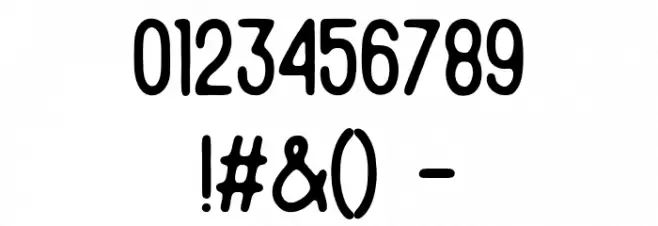 Zawtturee Regular Font OTHER CHARS