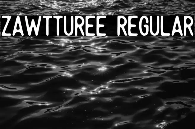 Zawtturee Regular Font examples