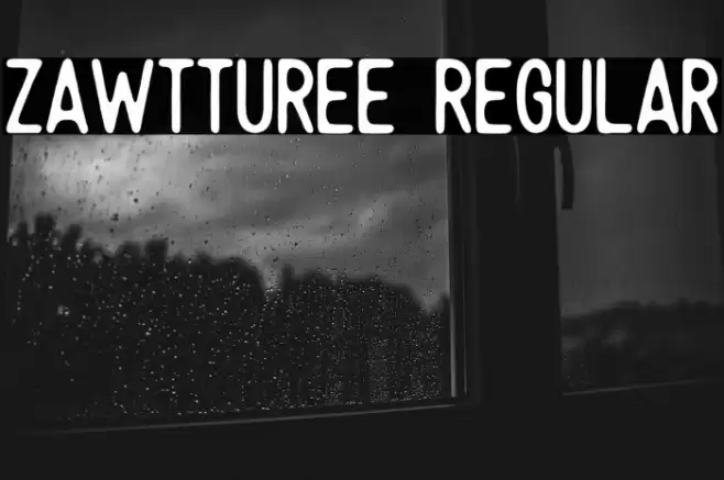 Zawtturee Regular Font examples