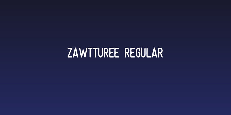Zawtturee Regular Social Header