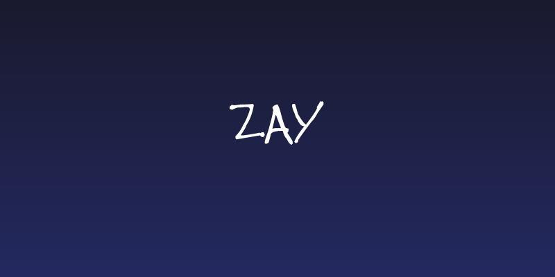 Zay Social Header