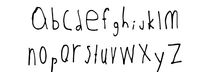 Zayd Font LOWERCASE