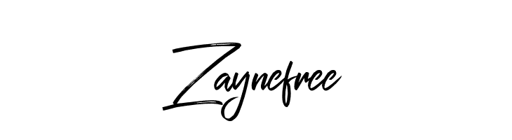 Zaynefree  免费字体下载