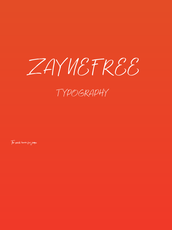 Zaynefree Poster