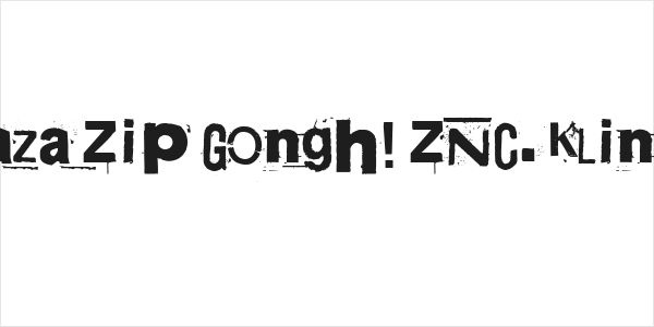 Zaza Zip Gongh! ZNC. Klink! Logo