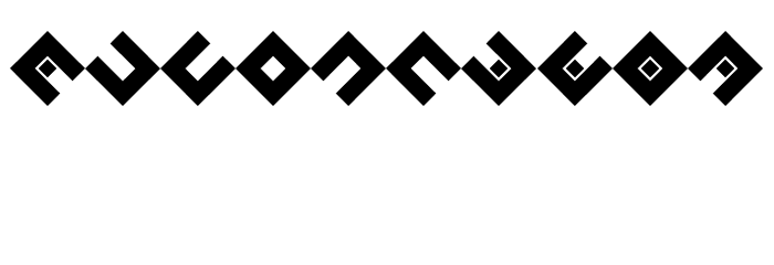Zazer Square Regular Font OTHER CHARS