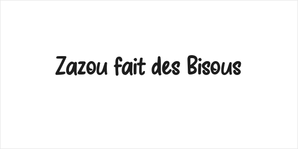 Zazou fait des Bisous Logo
