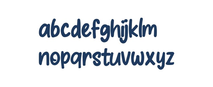 Zazou fait des Bisous Lowercase