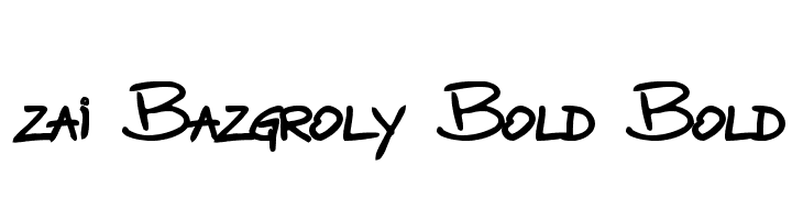 zai Bazgroly Bold Bold  font caratteri gratis