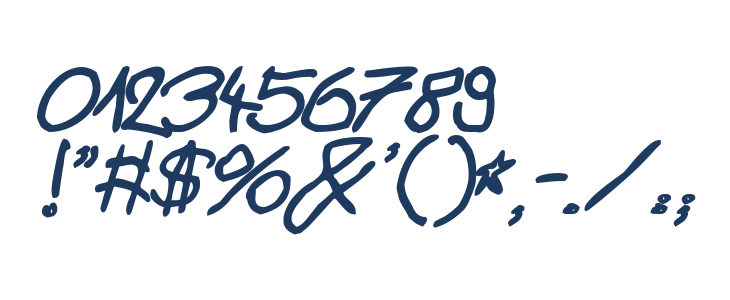 zai Bazgroly Bold Italic Bold Italic Other Characters