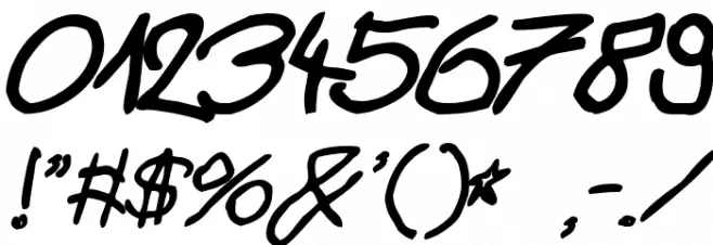 zai Bazgroly Bold Italic Bold Italic Font OTHER CHARS