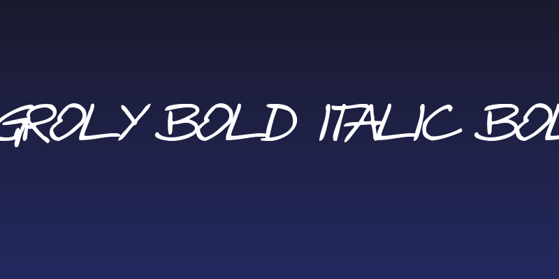 zai Bazgroly Bold Italic Bold Italic Social Header