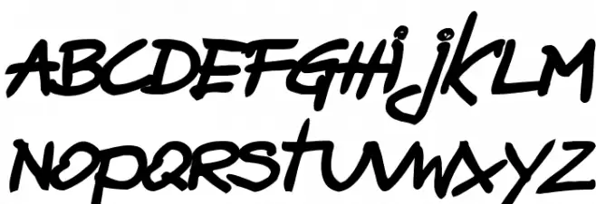 zai Bazgroly Bold Italic Bold Italic Caratteri MINUSCOLO
