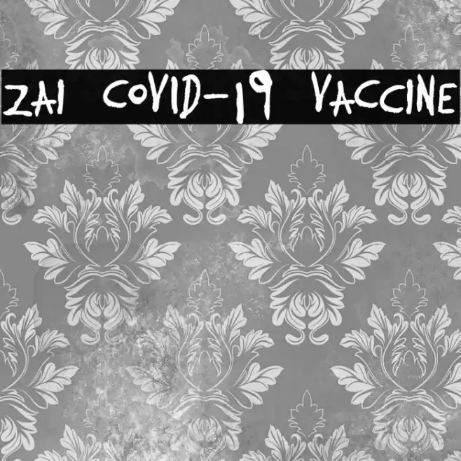 zai COVID-19 VaCcine Font examples