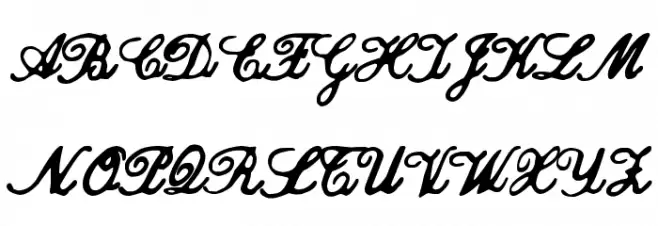 zai Calligraphy Script Handwritten خط أحرف كبيرة