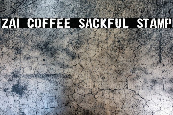 zai Coffee Sackful Stamp Example 1