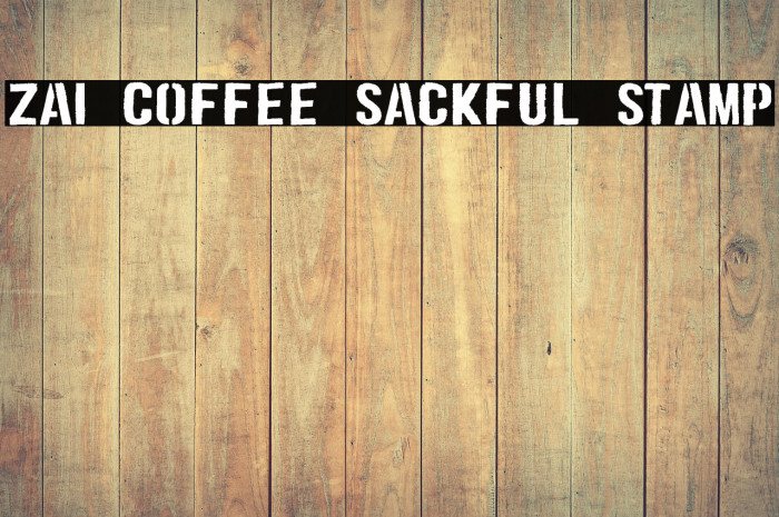 zai Coffee Sackful Stamp Example 3