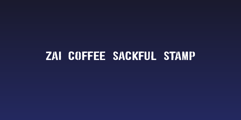 zai Coffee Sackful Stamp Social Header