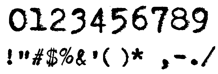 zai Consul Polish Typewriter Font OTHER CHARS