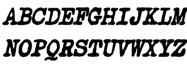 zai Courier Polski 1941 italic Polices MAJUSCULES