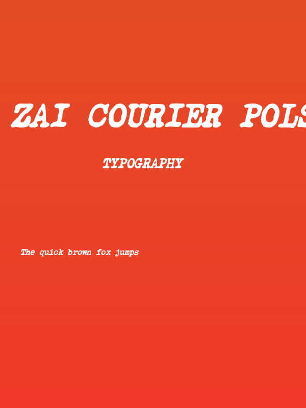 zai Courier Polski 1941 italic Poster