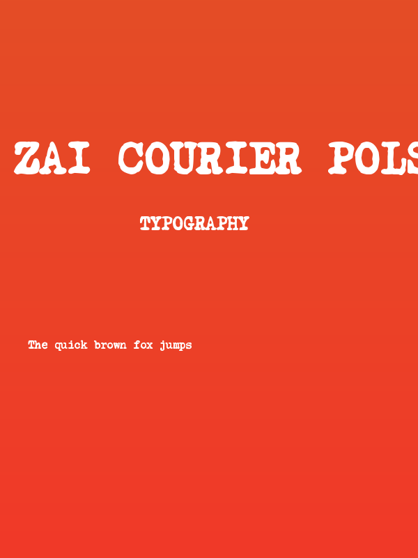 zai Courier Polski 1941 Poster