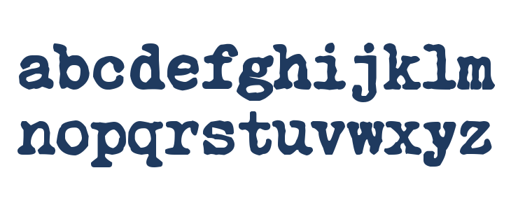 zai Courier Polski 1941 Lowercase