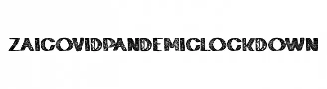 zai Covid Pandemic Lockdown  baixar fontes gratis