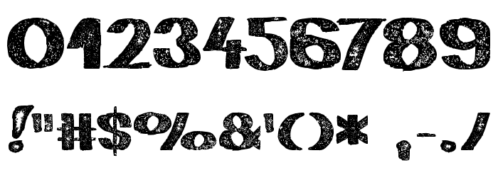 zai Covid Pandemic Lockdown Font OTHER CHARS