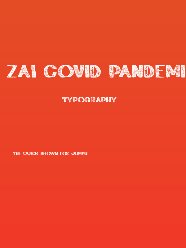 zai Covid Pandemic Lockdown Poster