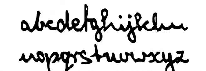 zai Cryptologist's Handwriting 1905 Шрифта строчной