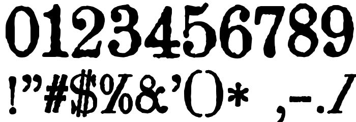 zai Drukarnia Akademii Krakowskiej 1674 Font OTHER CHARS