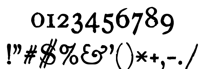 zai Drukarnia Wydawnicza 1870 Font OTHER CHARS