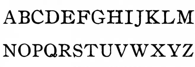 zai Drukarnia Wydawnicza 1870 フォント 大文字