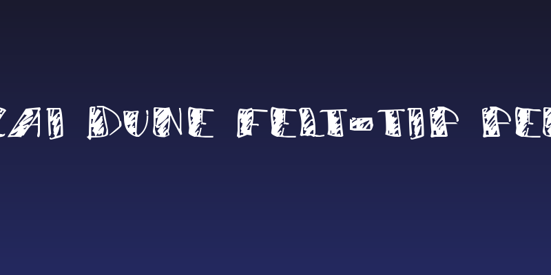 zai Dune Felt-tip Pen Social Header