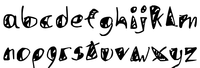 zai Dune Felt-tip Pen Font LOWERCASE