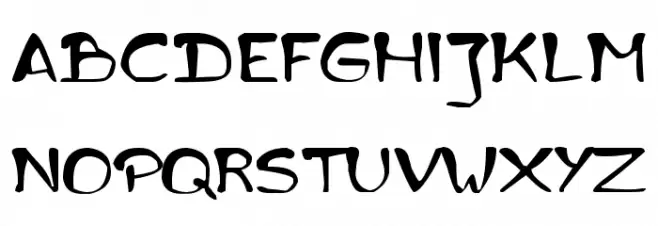 zai Ed Sloppy Handwritten Fonte MAIÚSCULAS