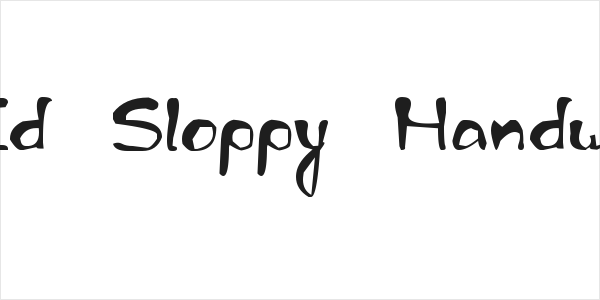 zai Ed Sloppy Handwritten Logo
