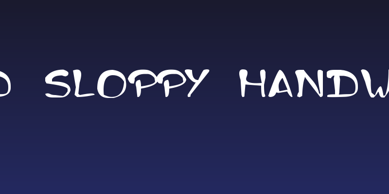 zai Ed Sloppy Handwritten Social Header