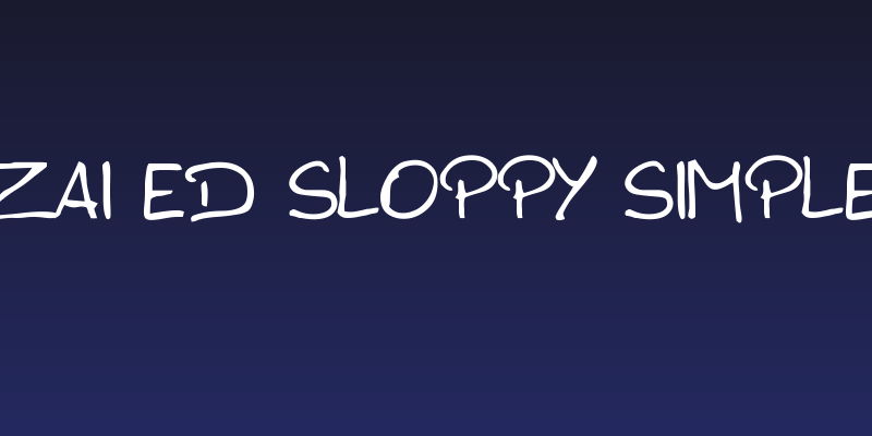 zai Ed Sloppy Simple Social Header