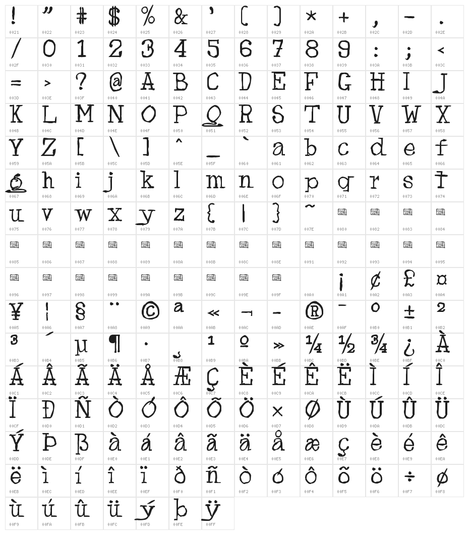 zai Elevator Out Of Order Character Map