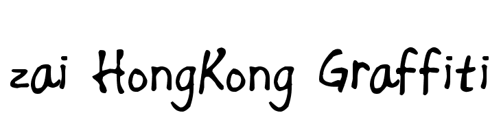 zai HongKong Graffiti  font caratteri gratis