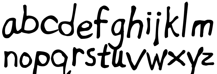 zai HongKong Graffiti Font LOWERCASE