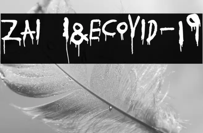 zai I&eCovid-19 Font examples