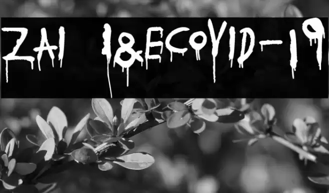 zai I&eCovid-19 Font examples